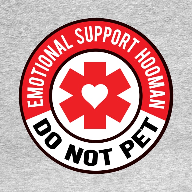 Emotional Support Hooman by CuddleswithCatsArt